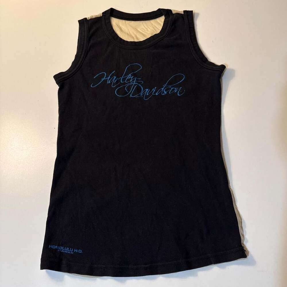 Harley-Davidson Honolulu Hawaii Tattoo Mesh-Back Tank Top
